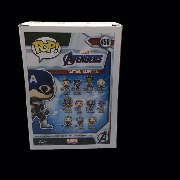 Funko Pop! Marvel Avengers Endgame Captain America #450 Figure NIB - Picture 13 of 15